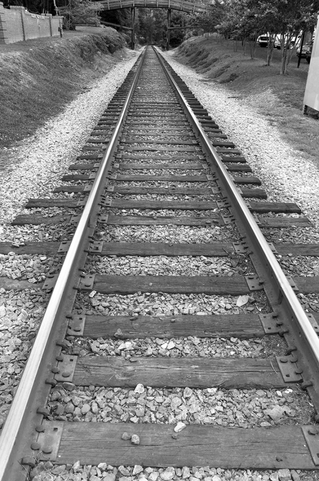 Train Tracks in downtown Waxhaw